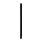 Owala Replacement Straw in Very, Very Dark; single solid black slim straw