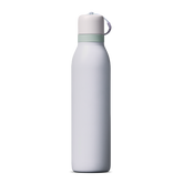 FreeSip Twist 24oz in Open Air (soft light grey-blue) with a pale mint green accent band and white loop, shown