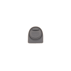 Replacement FreeSip Spout Gasket; small dark gray rounded rubber gasket with center hole